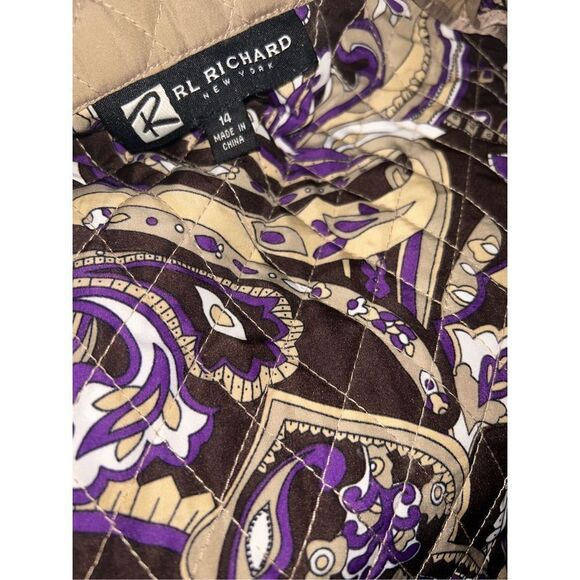 Button up quilted jacket size 14 - Picture 5 of 5